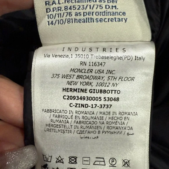 Moncler Women's Black Puffer Coat